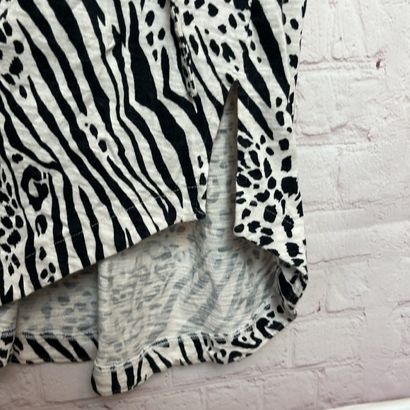 Soma Weekend Slub Tank Midi Dress Wild Thing Animal Print - Picture 5 of 13